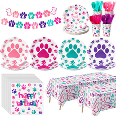 Gejoy dog-paw plates showcase cute design and quick cleanup.