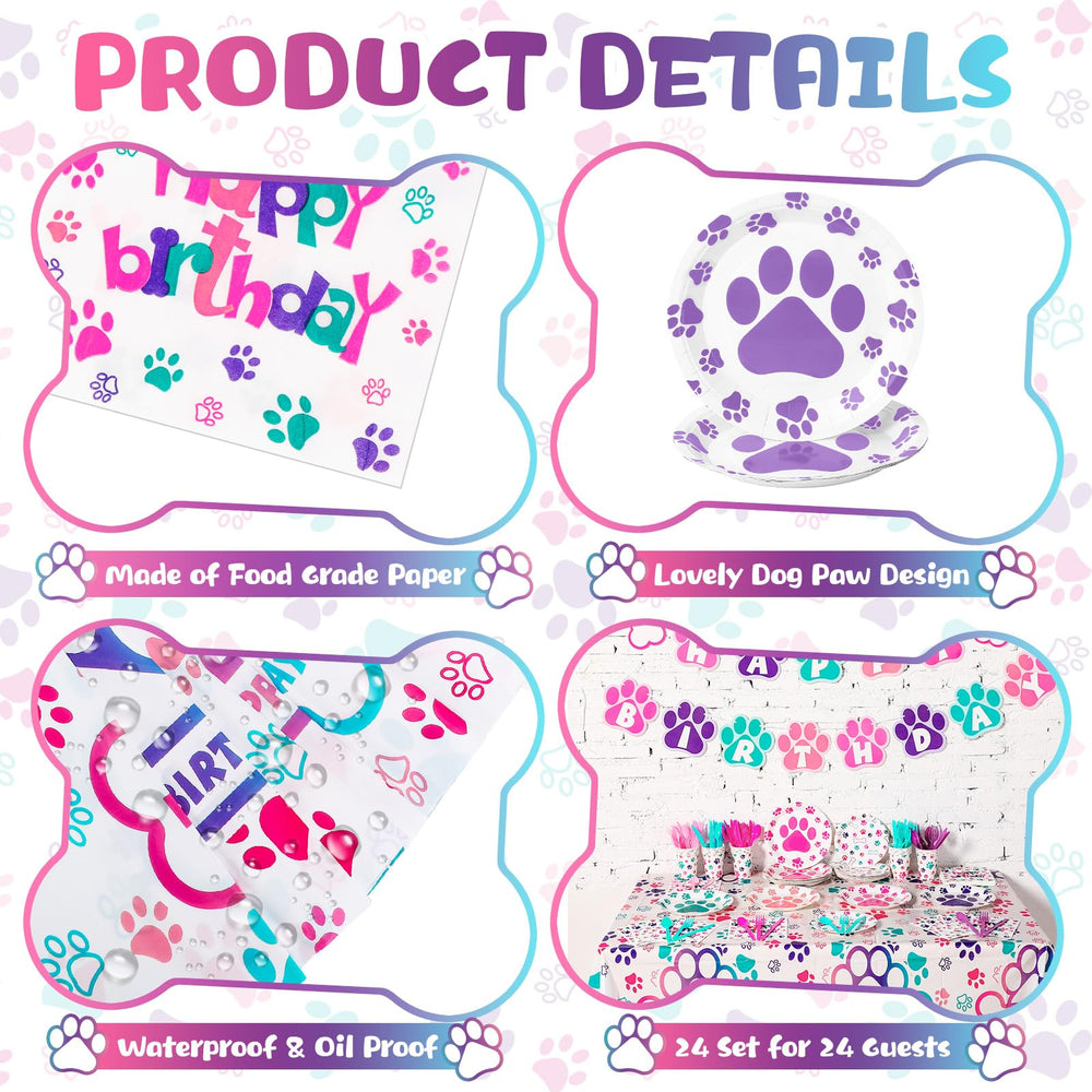 Gejoy paw tablecloths protect surfaces indoors or outdoors.