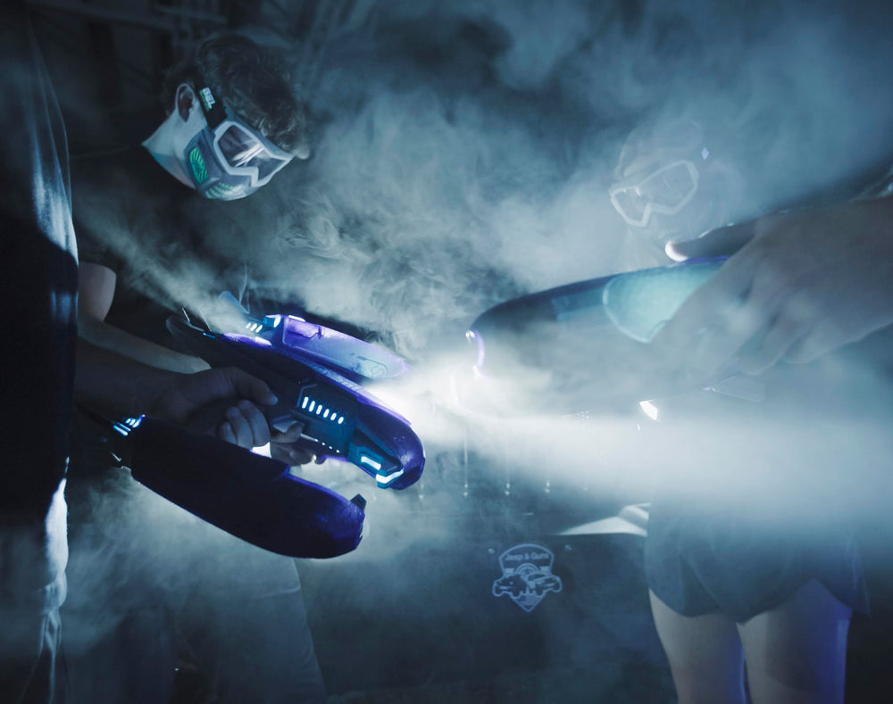 Gel Blaster Halo Plasma Blaster tracer lights activate during play