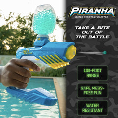 Gel Blaster Piranha triangle trigger lock supports safe controlled play when not in use