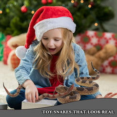 Gelabur non-toxic snake prop safe for all ages during use