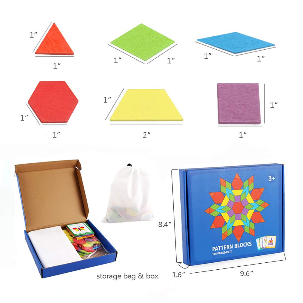 GEMEM durable wooden blocks withstand daily use in classroom or home projects.