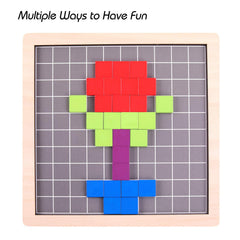GEMEM wooden-number-pieces are durable for puzzles and mosaics