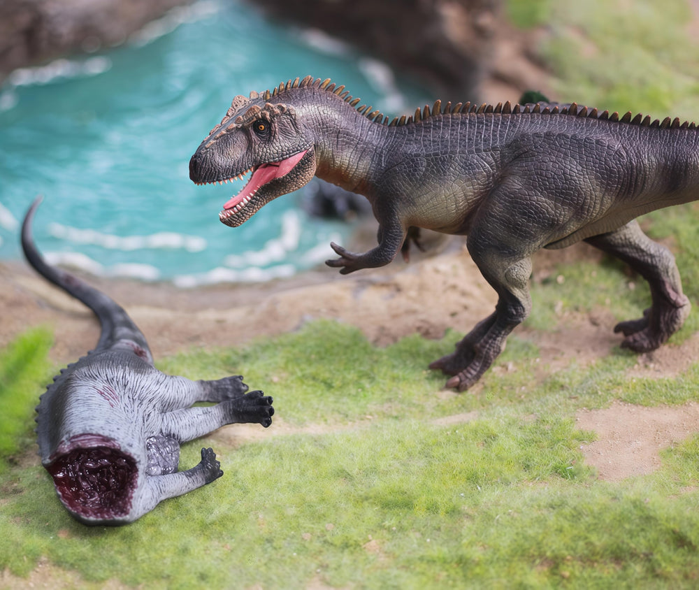 Gemini&Genius dinosaur figure uses durable materials for repeated use.