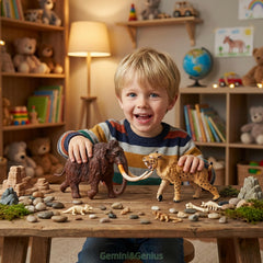 Gemini&Genius Smilodon figure durable materials ensure long-lasting toy and display piece