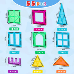Gemmicc magnetic tiles STEM-approved toys for classrooms and family play.
