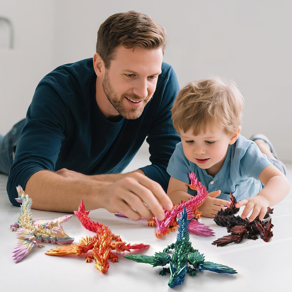 Gemmicho dragon desktop decoration adds fantasy charm to any workspace
