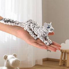 GemmiCho snow leopard joints showcased for expressive poses and interactive display.