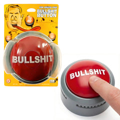 Gemmy Bullshit Button red button with loud effects for instant clarity in conversations.