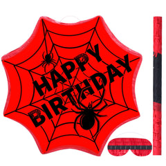 Gemscream red spider pinata, a bright centerpiece for a playful party activity.