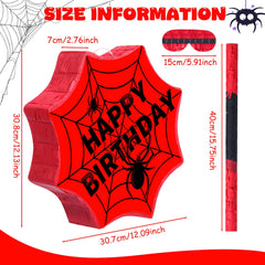 Gemscream spider web pattern pinata design to enhance a themed celebration.