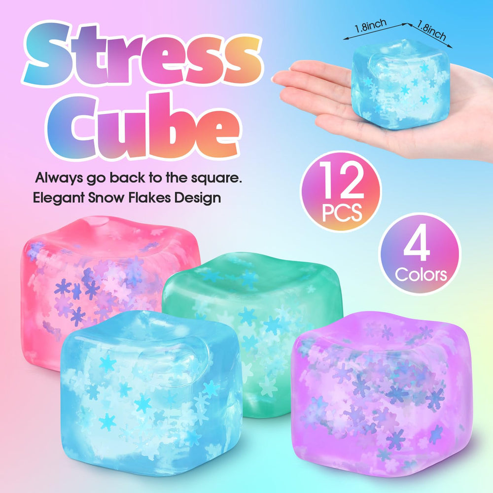 Gemscream pink stress cube eases daily tension