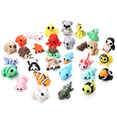 Gencokok 30pcs set close-up shows lifelike animals for display and play
