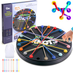 Gencokok Brainy Knots game setup with groove ends for quick start during play