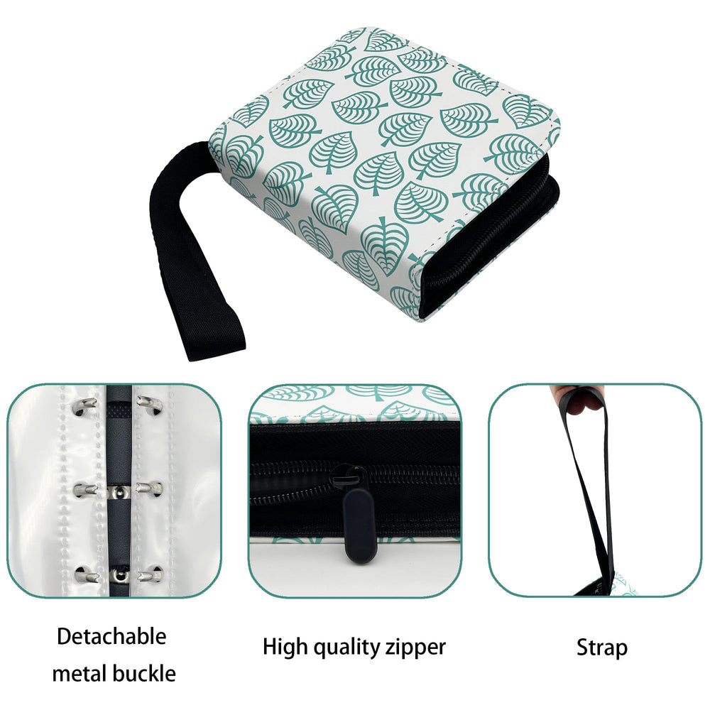 Generic 1 Pocket Card Binder with zipper closure, secure travel