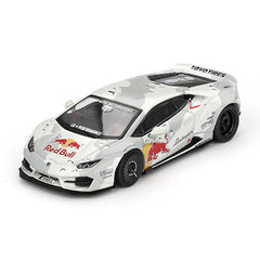 Generic 1:64 diecast Lamborghini Huracan LB-WORKS exterior close-up highlighting craftsmanship.