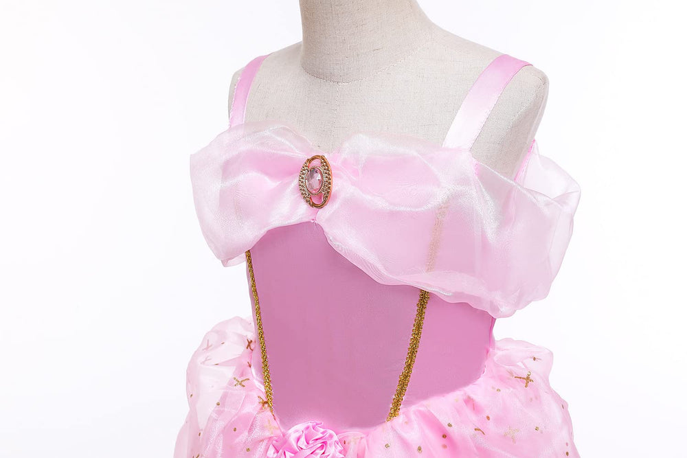 Generic Aurora Princess gloves accessory for coordinated costume styling.