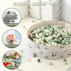Generic Ball Pit Balls 170 safe size to prevent accidental swallowing concerns.