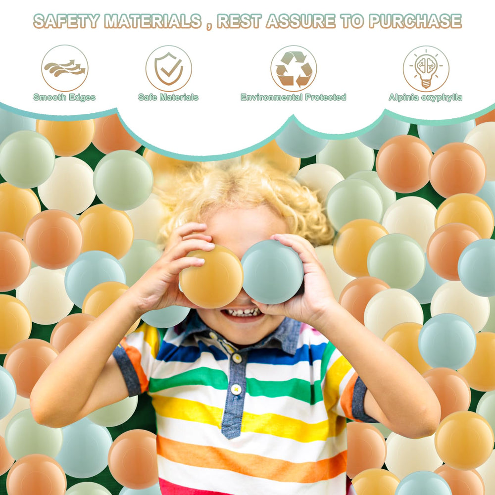 Generic Ball Pit Balls colorful layout ideal for party games and decoration.