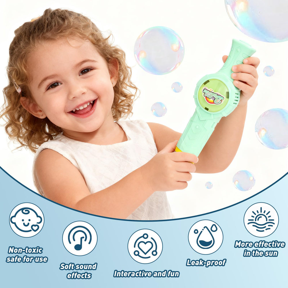Generic Bubble gloves for kids allow touch without popping bubbles.