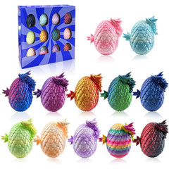 Generic Dragon Eggs collection display for desk decor and fantasy lovers