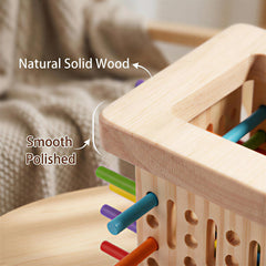 Generic Durable wood construction resists cracking for lasting family fun.