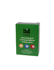 Generic Hill Hill card-billiards game cover showing strategic setup for practice.