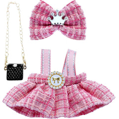 Generic LABUBU dress for 17cm doll, easy dress-up and charming looks.