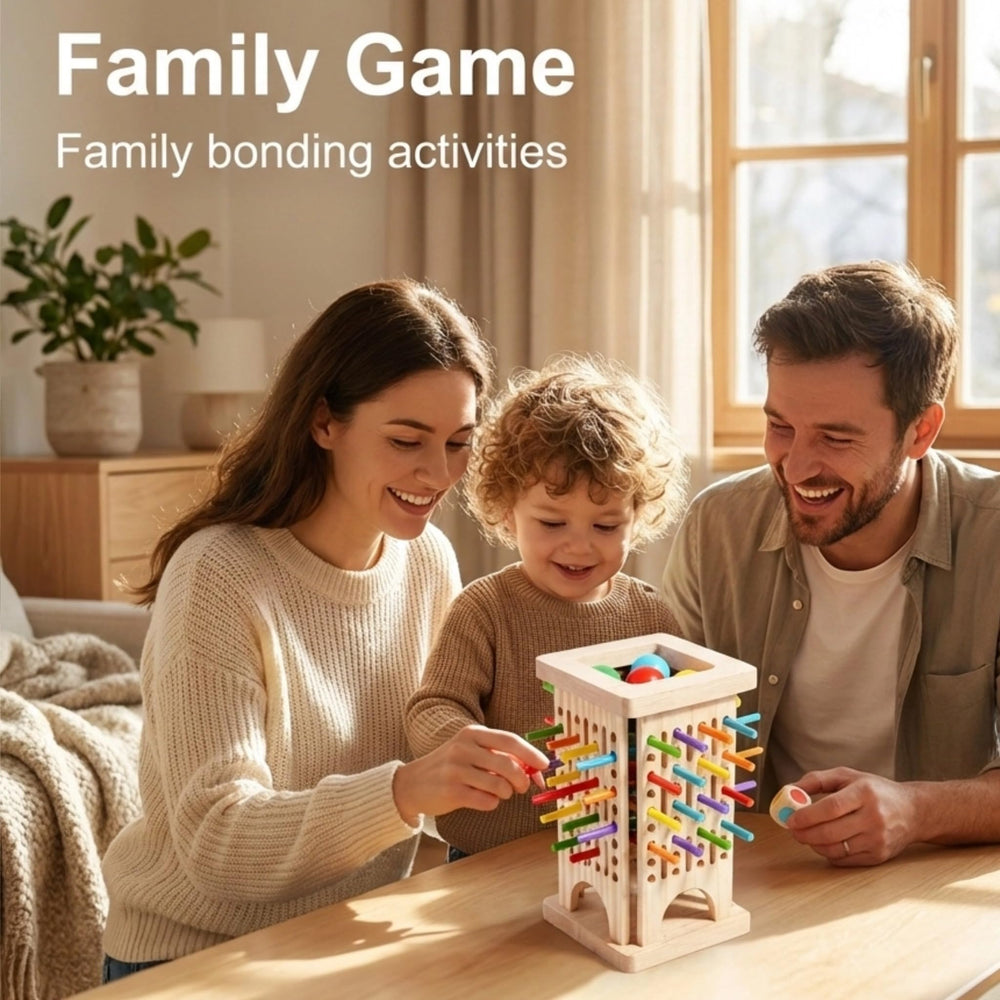 Generic Montessori inspired toy supports early problem solving and logical thinking.