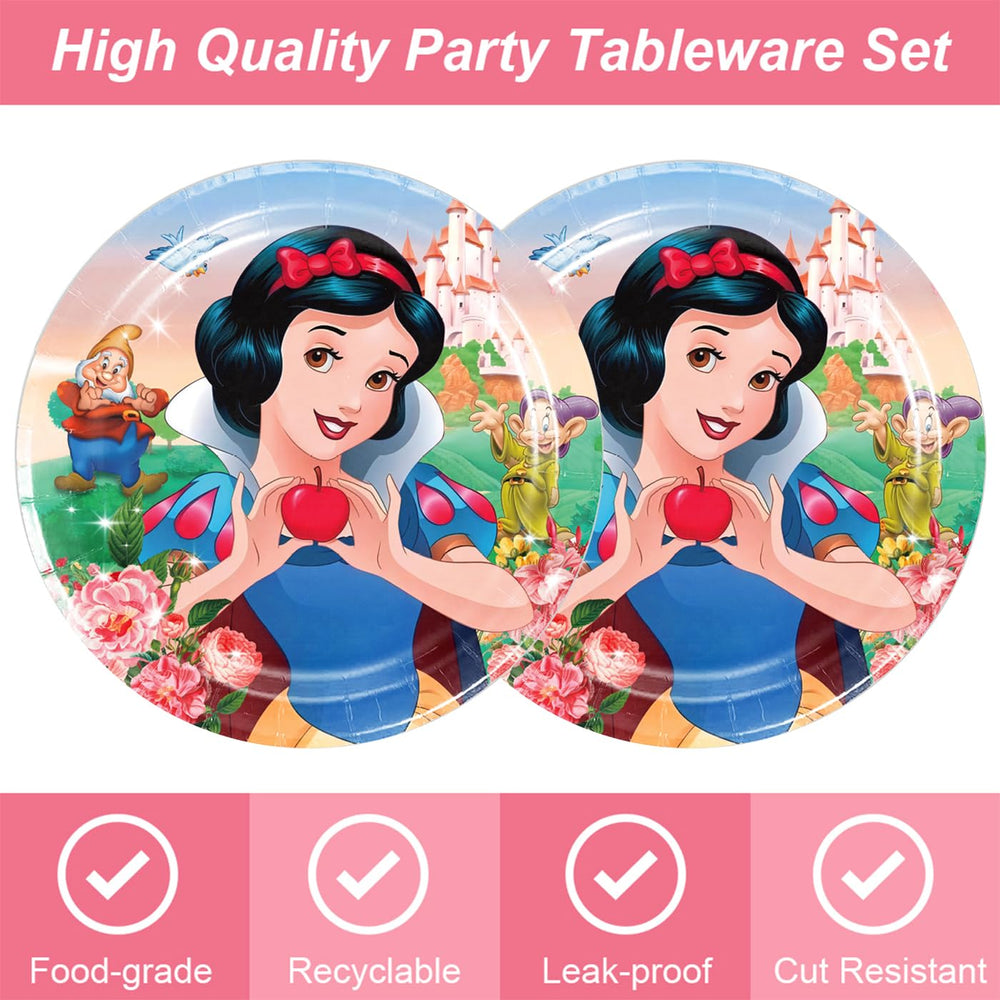 Generic Snow White decor kit simplifies setup with a coordinated theme.