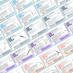 Generic Surgical Instruments Flashcards make a thoughtful gift for surgical tech students