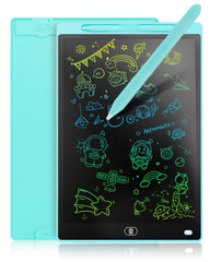 Genialba LCD 16in blue front view shows a spacious colorful drawing area for kids' creativity