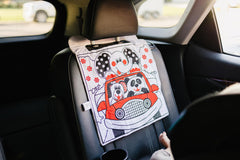 Genius Baby Toys easy-attach strap with Velcro simplifies securing to car seats.