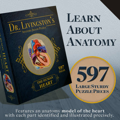 Genius Games heart anatomy interlocking pieces demonstrate vascular connections for hands-on learning