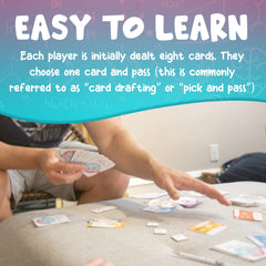 Genius Games Ion goal cards guiding scoring and strategy