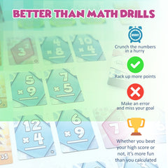 Genius Games Math Rush 2 family learning for engaging study nights.
