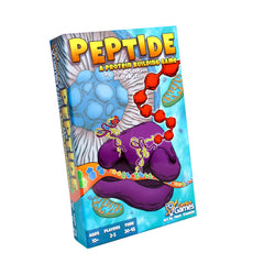 Genius Games Peptide amino acids cards help players build protein chains and learn sequencing.