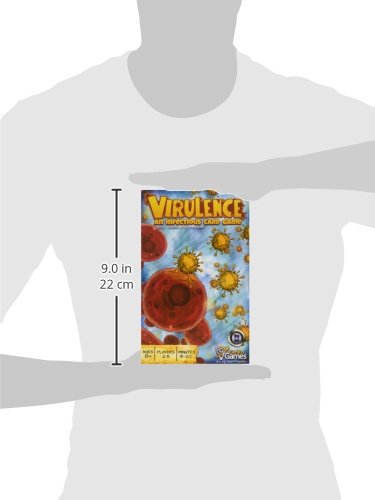 Genius Games Virulence bidding cards in hand enable strategy.