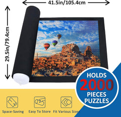 Genovega Puzzle Mat Roll Up with two sorting trays keeps pieces organized