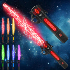 Genqiang light-up sword extended blade for dynamic, duel-ready play.
