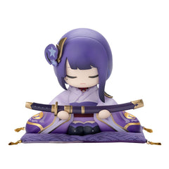 GENSHIN IMPACT Her Excellency Narukami Ogosho statue, front view with intricate hand-painted details.