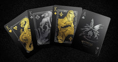 GENT SUPPLY CO Mythical Creatures Playing Cards 0.31 mm thickness, durable design for long-lasting play.