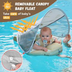 GENTEACO Mambobaby mesh-bottom seat improves water exchange and comfort.