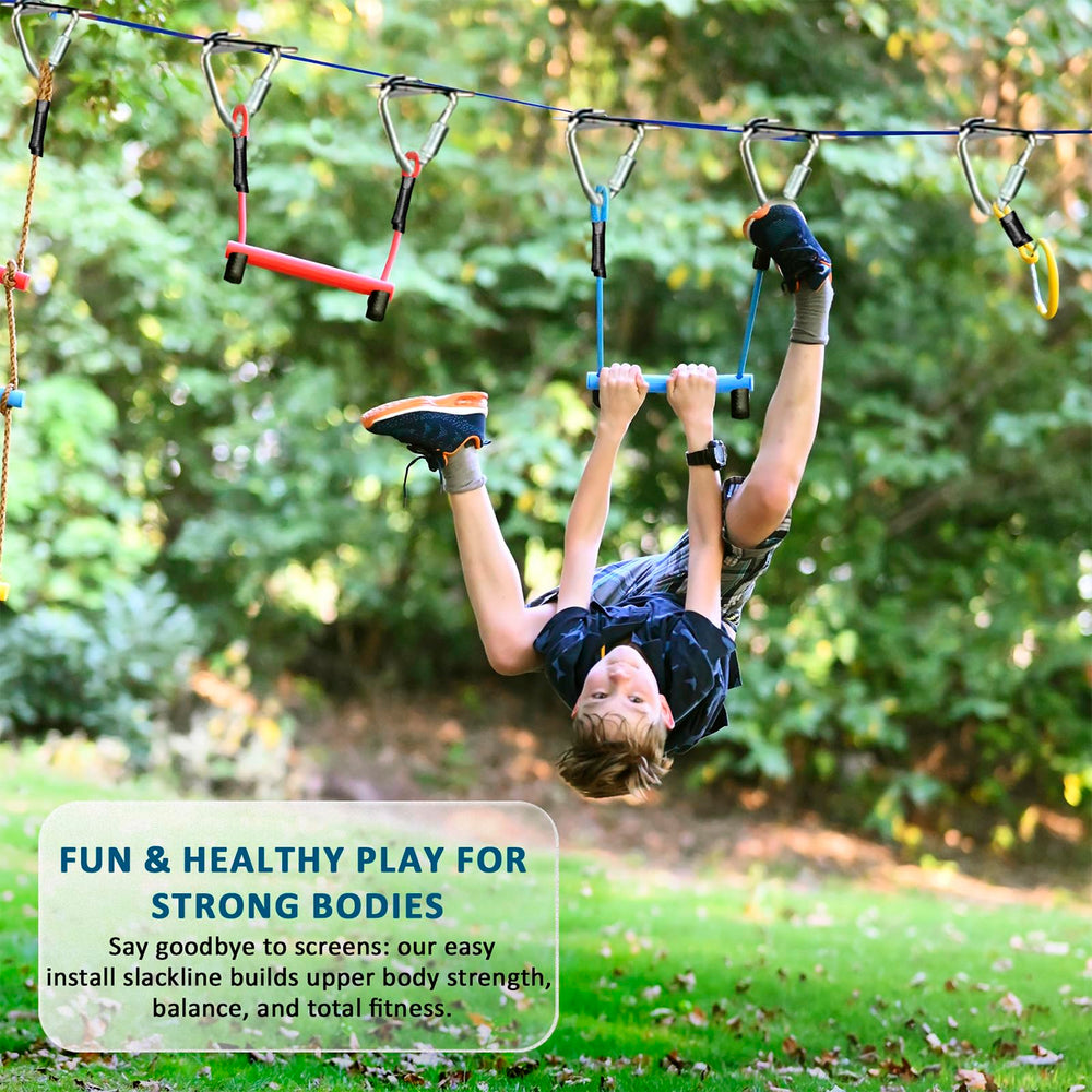 Gentle Booms Sports Ninja Warrior arm trainer enhances upper body grip strength outdoors