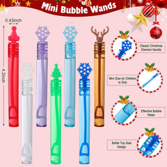 Genuvi colorful Christmas bubble wands create festive party moment