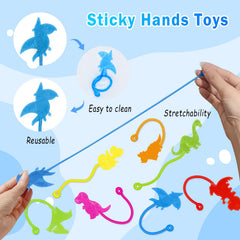 Genuvi Dinosaur Sticky Hands classroom prizes, compact enough for treasure boxes and reward shelves.