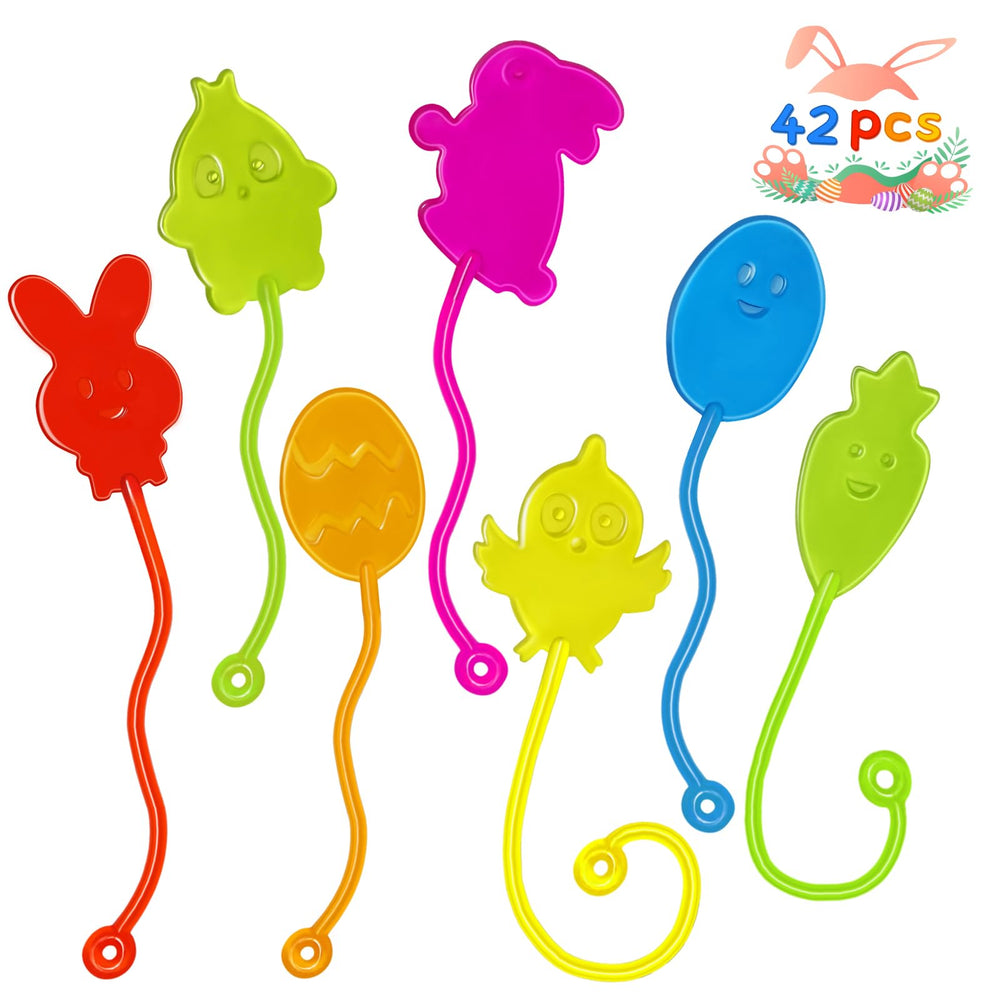 Genuvi Easter Sticky Hands bulk pack for classroom prizes and party favors.
