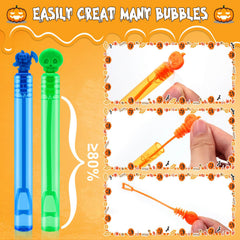 Genuvi Halloween Bubble Wands in a goody bag ready for gifting