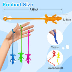 Genuvi sticky hands closeup, colorful stretchy toy for sensory play and fidgeting.