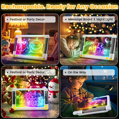 Geokay 9 neon light modes for vibrant, customizable art experiences.